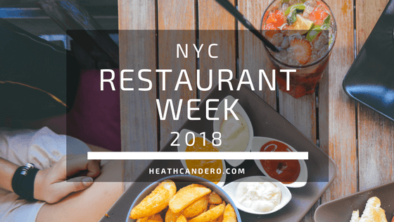 Heath Candero Restaurant Week in 2018